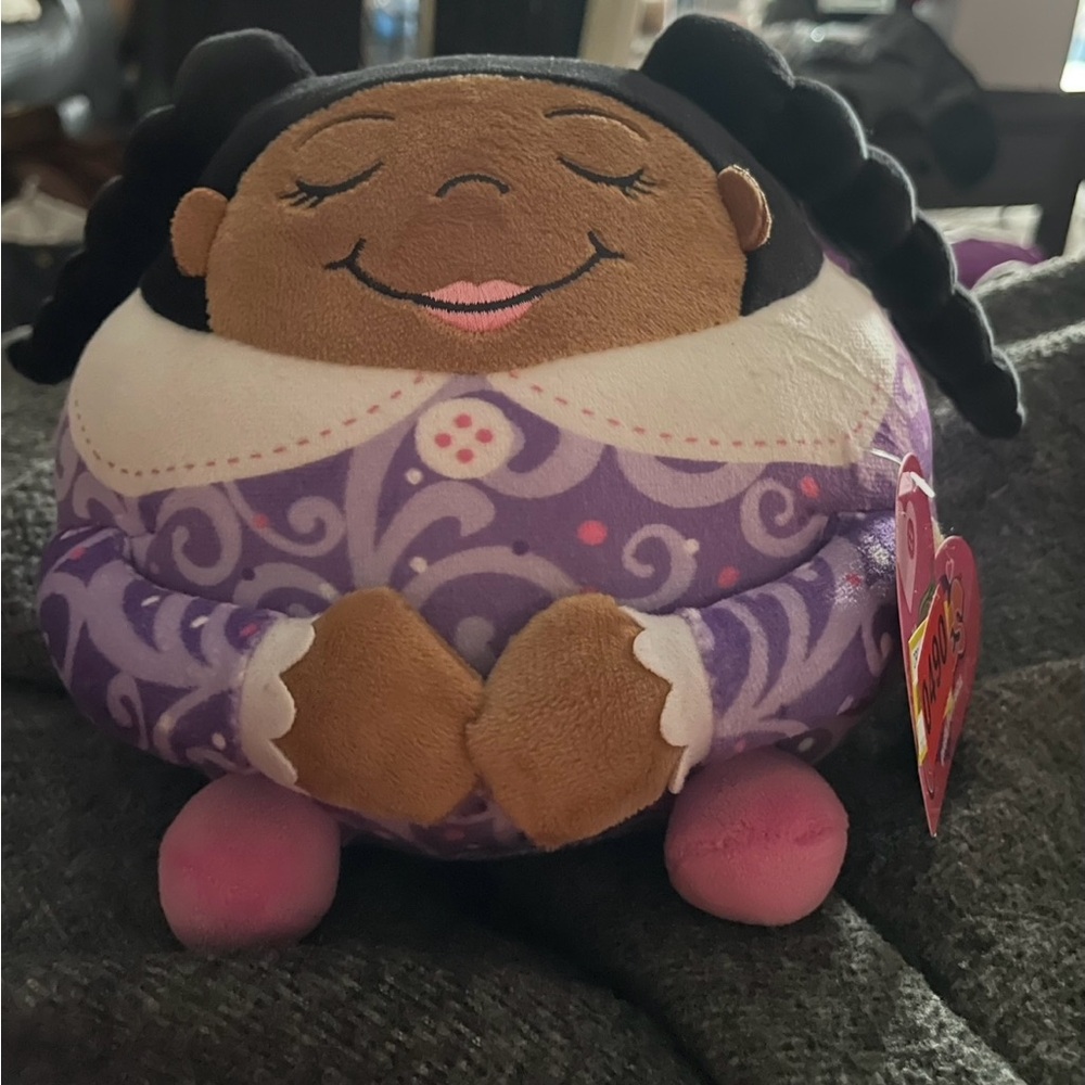 Purple Plush Doll with Swirl Design (Angel)